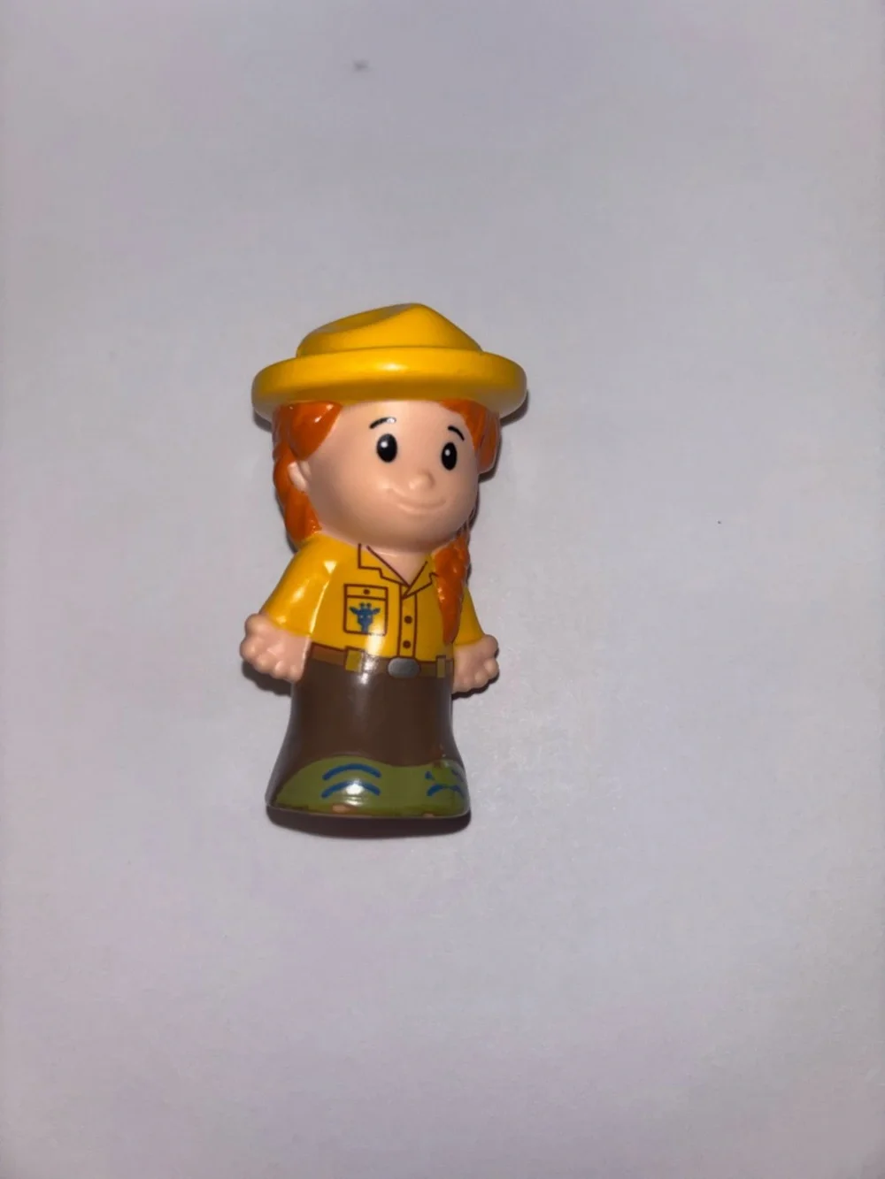 2015 Fisher Price Little People Female Zookeeper from Giraffe Set Big Animal Zoo - Picture 7 of 7